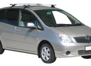 Whispbar Dakdragers Zwart Toyota Corolla Verso 5dr MPV met Glad Dak bouwjaar 2001-2006 Complete set dakdragers
