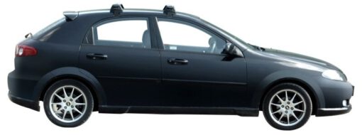 Whispbar Dakdragers Zilver Chevrolet Lacetti 5dr Hatch met Glad Dak bouwjaar 2003-2008 Complete set dakdragers