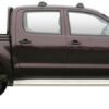 Whispbar Dakdragers Zwart Toyota HiLux Double Cab 4dr Ute met Glad Dak bouwjaar 2005-2012 Complete set dakdragers
