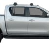 Whispbar Dakdragers Zilver Toyota HiLux Double Cab 4dr Ute met Glad Dak bouwjaar 2016-e.v. Complete set dakdragers
