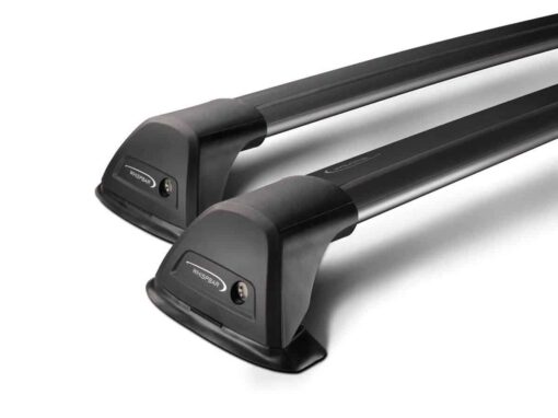 Whispbar Dakdragers Zwart Peugeot 207 5dr Hatch met Vaste Bevestigingspunten bouwjaar 2006-2012 Complete set dakdragers