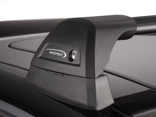 Whispbar Dakdragers Zwart Chevrolet Trailblazer 5dr SUV met Geintegreerde dakrails bouwjaar 2013-e.v. Complete set dakdragers