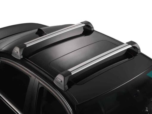 Whispbar Dakdragers Zilver Isuzu D-Max Double Cab 4dr Ute met Glad Dak bouwjaar 2007-2012 Complete set dakdragers