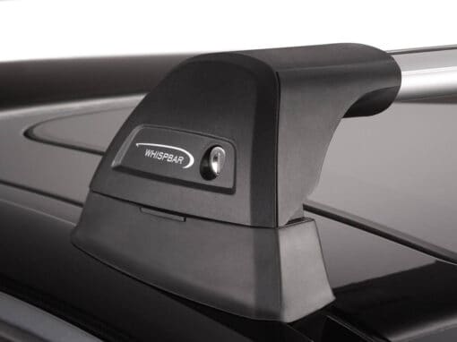 Whispbar Dakdragers Zilver Subaru Legacy 4dr Sedan met Glad Dak bouwjaar 2004-2009 Complete set dakdragers