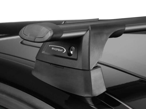 Whispbar Dakdragers Zwart Isuzu D-Max Double Cab 4dr Ute met Glad Dak bouwjaar 2007-2012 Complete set dakdragers