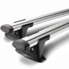 Whispbar Dakdragers Zilver Toyota Altezza 4dr Sedan met Glad Dak bouwjaar 1998-2005 Complete set dakdragers