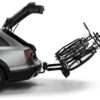 Thule VeloSpace XT 2 gekanteld met fietsen